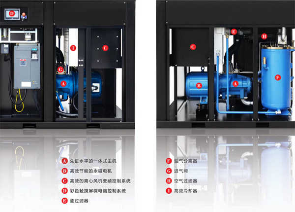 低壓永磁變頻空壓機安裝圖 低壓永磁變頻空壓機安裝圖
